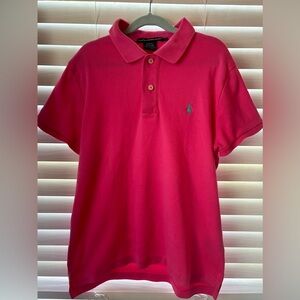 Ralph Lauren Sport pink polo. L